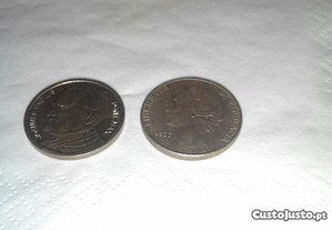 Lote de moedas de comemoração de Fátima 1982