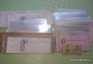 Lote Fantástico 400 Cheques (Portugueses) Antigos