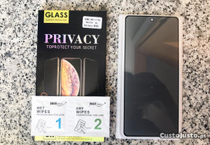 Película de vidro privacidade / Película Anti-Spy Xiaomi Redmi Note 9 Pro