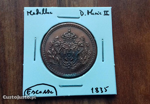 Medalha 1835 D. Maria II - Escassa!