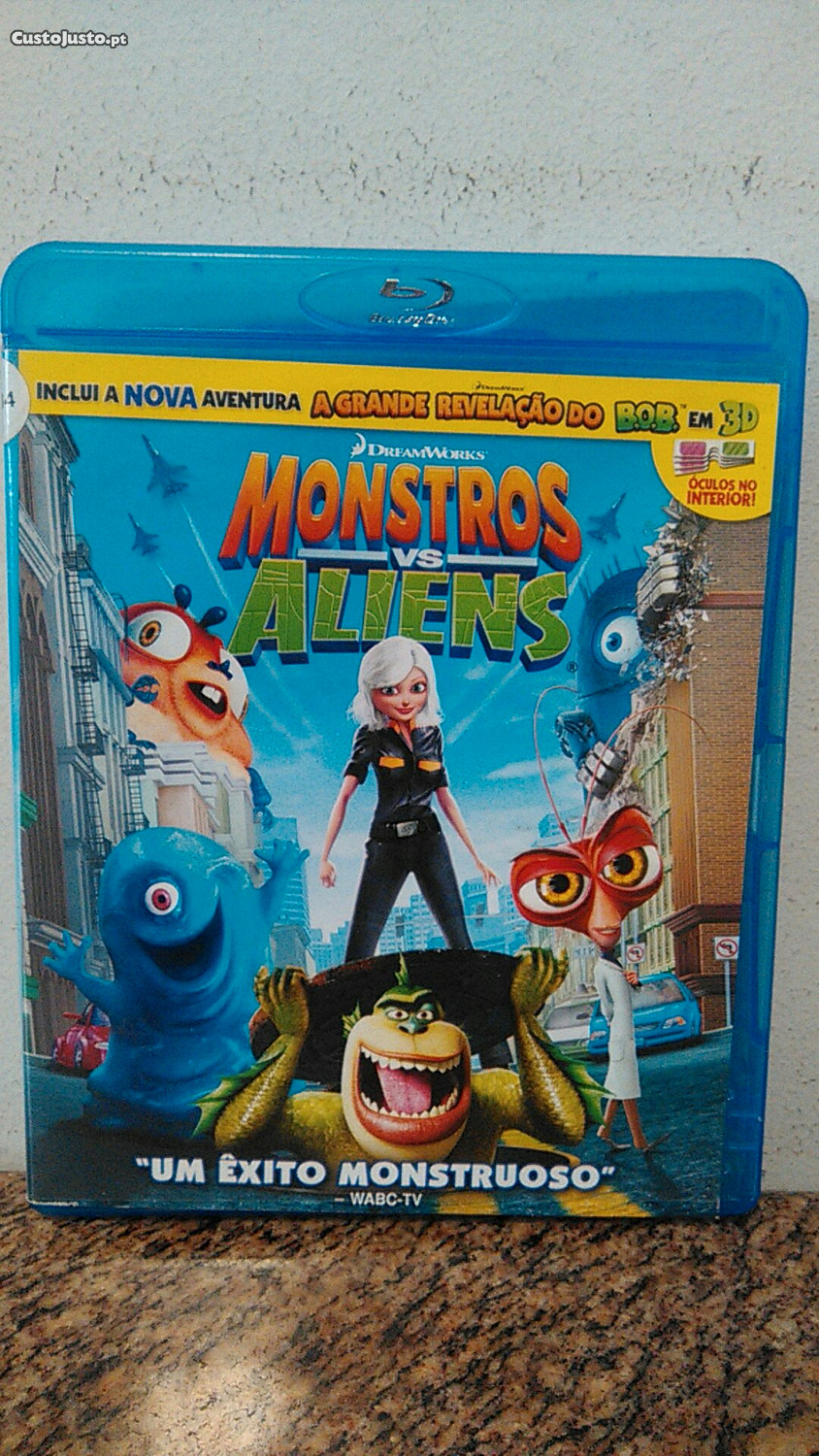 Monstros Vs. Aliens (BLU-RAY 2009) Catarina Furtado Falado em Português