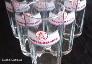 Conjunto de 6 copos copo Água Carvalhelhos Novo