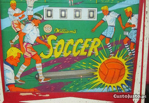 Flipper Willians marca Soccer um jogador- Data de fabricação23 de março de 1964 Eletromecânico