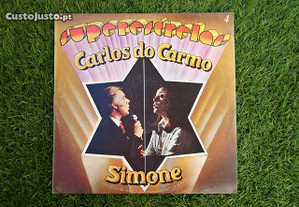 Disco vinil LP - Super Estrelas Carlos do Carmo /