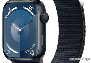 Apple Watch S9 GPS 45 mm + 2nd wristband + protector, Smartwatch usado