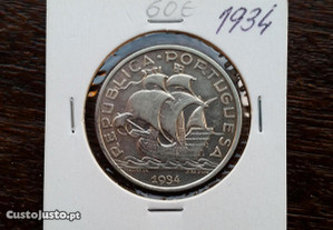10 Escudos em Prata de 1934