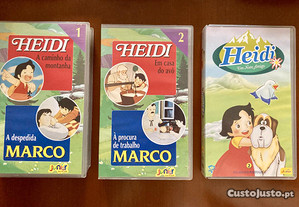 Coleção HEIDI, Cassete VHS