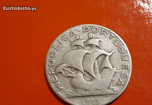 Moeda 2$50 escudos 1933 - prata