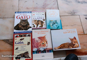 Livros vários sobre ( Gatos)