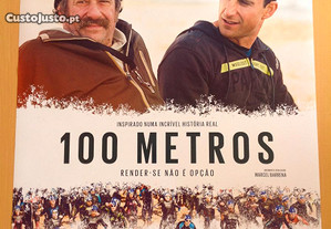 Poster original do filme 100 Metros c/portes