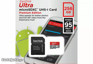 Cartão micro SD 256gb