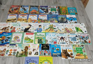Várias coleções de livros infantis juvenis didáticos 2
