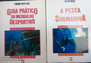 Pesca Submarina 2 bons livros em bom estado