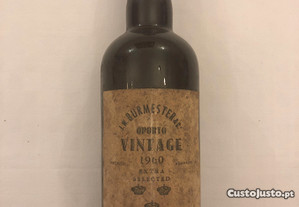 Garrafa vinho do Porto Burmester vintage 1962