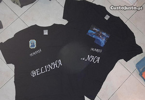 Pack 2 t-shirts L, personalizada "Belinha" "novas"