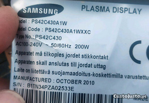 Plasma Samsung ps42c430 para pecas