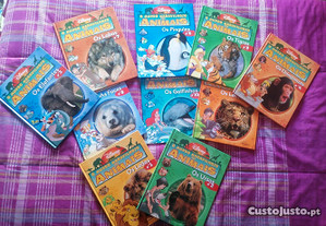10 livros coleção mundo maravilhoso dos animais -