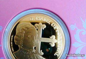 Moeda de 5 euros em ouro D. Isabel de Portugal