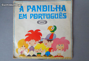 Disco vinil single infantil - A Pandilha em Portug