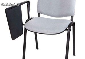 Cadeira Formação c/Palmatória Revestida Tecido / Pele Sintética Nova