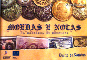 Caderneta Moedas e Notas na Historia de Portugal completa cromos avulsos