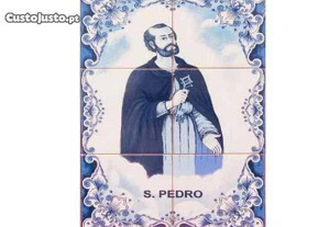 Quadro Imagem de São S. Pedro em Azulejos