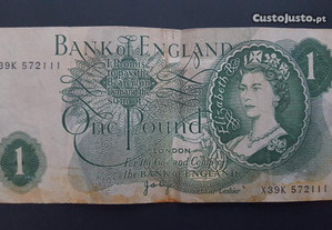 Nota England One Pound