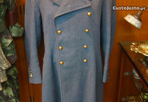 Antigo uniforme farda militar capote casacão T. Co