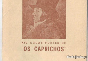 Goya. XIV Águas-Fortes de "Os Caprichos", Vértice 1974