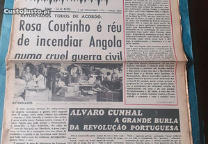 Barricada jornal #1 de 1975 Silva Nobre raro