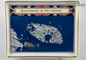 Bandeja para baralho de Cartas Vista Alegre  Demonstração da Ilha Formosa 