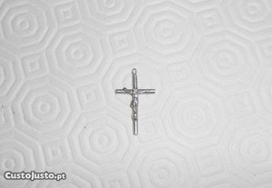 Pendente em prata Cruz Cristo Mede 2,5cm
