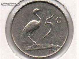 África do Sul - 5 Cent 1965 - bela