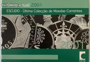 PROOF - Série anual Moedas Correntes 2001 - Escudo
