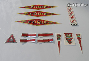 Esmaltina Furia emblemas stickers Autocolantes
