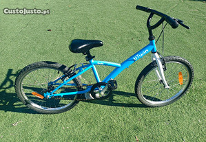 Bicicleta Btwin roda 20 azul