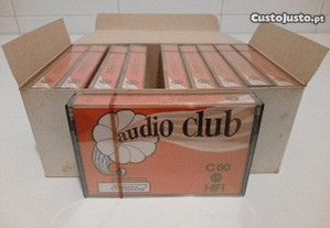 10 Cassetes Audio Club LH C60 Novas e seladas