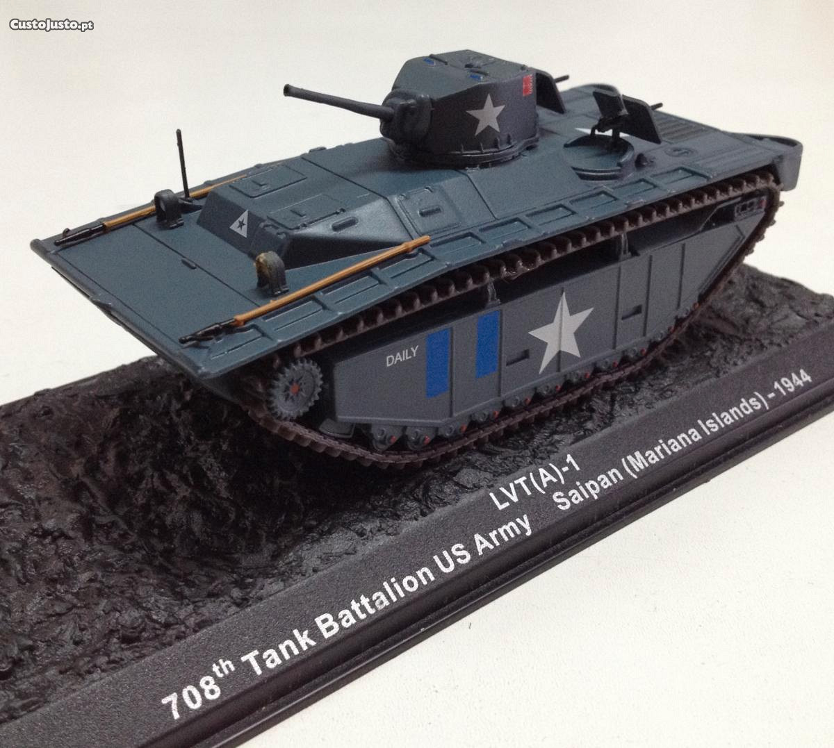 Miniatura 1:72 Tanque/Blindado/Panzer/Carro Combate LVT(A)1 ALLIGATOR (U.S.A) 1944