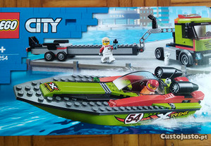 60254 Lego City - Race Boat Transporter
