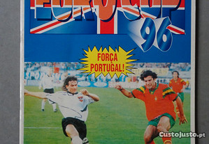 Caderneta de cromos de futebol vazia Euro Cup 96