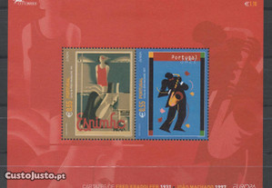 Bloco 264. 2003 / Europa - A Arte do Cartaz. Novo.
