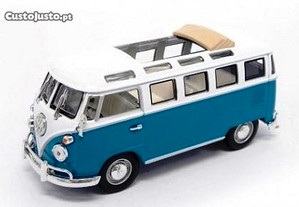 * Miniatura 1:43 Volkswagen Samba MicroBus (1962) Tecto Aberto