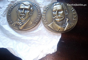 Medalha Charles Livingstone e Roberto Ivens