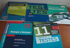 5 Livros de apoio Biologia e Geologia 10.º e 11.º Ano