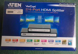 Multiplicador amplificador HDMI 2 portas 1080P