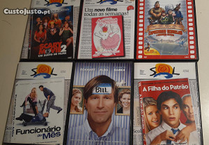 Lote 6 DVDs Comédias Originais selo IGAC