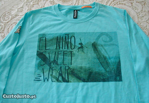 Sweat-shirt azul NOVA marca ELNINO