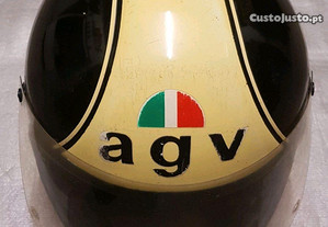 Antigo Capacete AGV (Fiberglass) RARO