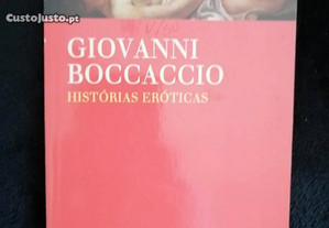Livro "Histórias Eróticas" de Giovanni Boccaccio - como novo