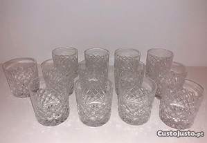 13 copos de cristal